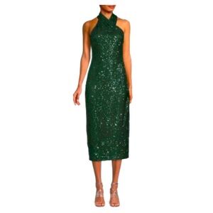 Sequin Dress Rachel Roy  green size M